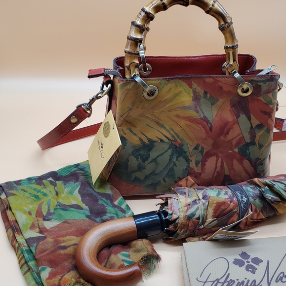 Patricia Nash Handbags - 🥳3 Piece Patricia Nash Empoli, Scarf and Umbrella in Tropical Dreams